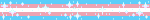 a sparkling trans flag