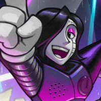 official artork of mettaton's EX design from undertale