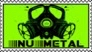A gasmask with the text Nu Metal