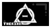 the thetadelta symbol with the text, therian