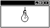 A gif featuring a lightbulb that flashes from white to black with eyes fading in to the background
